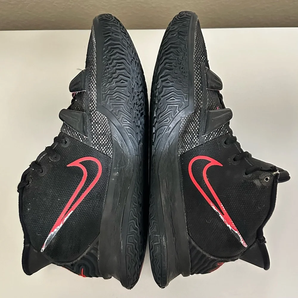 Nike Kyrie 7 Black Red Air Zoom Turbo Basketball Shoes Men’s Size 10 CQ9326-001 - Picture 5 of 11